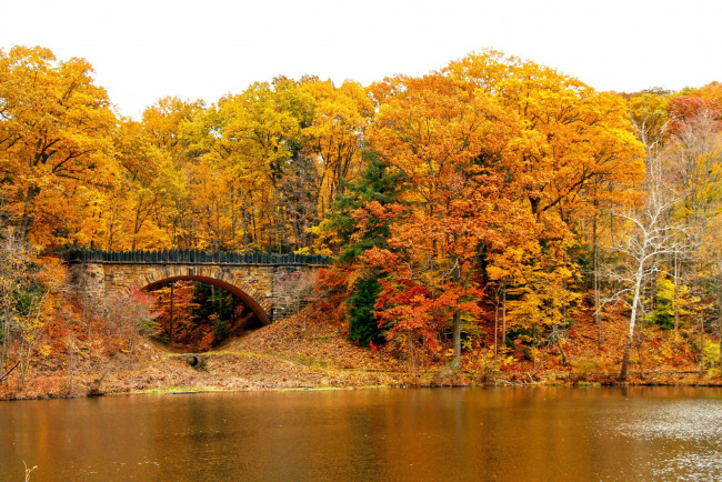 Обои картинки фото природа, реки, озера, осень