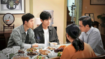 обоя разное, компьютерный дизайн, гу, вэй, чэнь, юй, родители, ужин