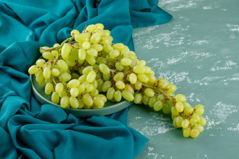 Картинка еда виноград ягоды зеленый гроздь
