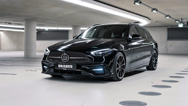 Обои картинки фото brabus d30 estate, автомобили, brabus, черный, галерея