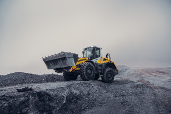 обоя техника, фронтальные погрузчики, liebherr