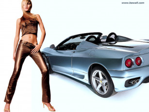 Картинка автомобили авто девушками