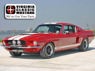 Картинка mustang gt500 1967год автомобили ford