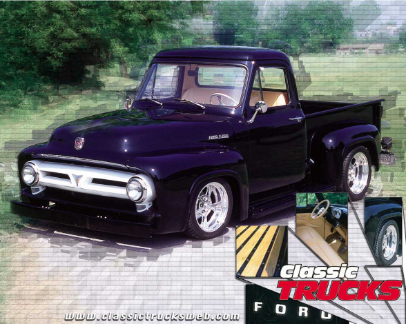 Обои картинки фото f100, автомобили, ford