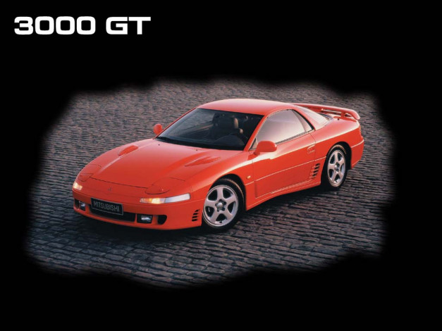 Обои картинки фото 3000, gt, автомобили, mitsubishi