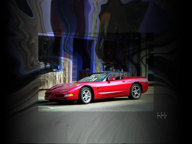 Обои картинки фото автомобили, corvette