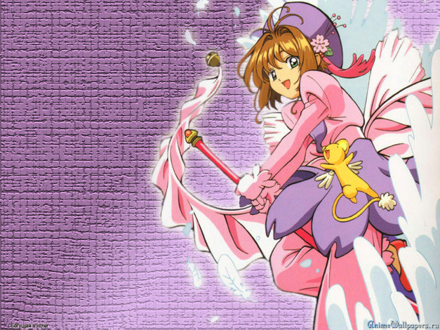 Обои картинки фото аниме, card, captor, sakura