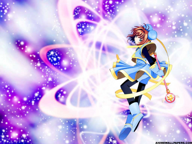 Обои картинки фото аниме, card, captor, sakura