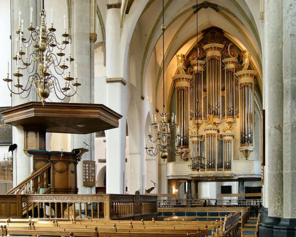 Обои картинки фото интерьер, убранство, роспись, храма