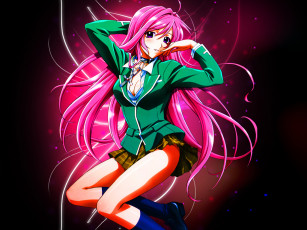 Картинка аниме rosario vampire