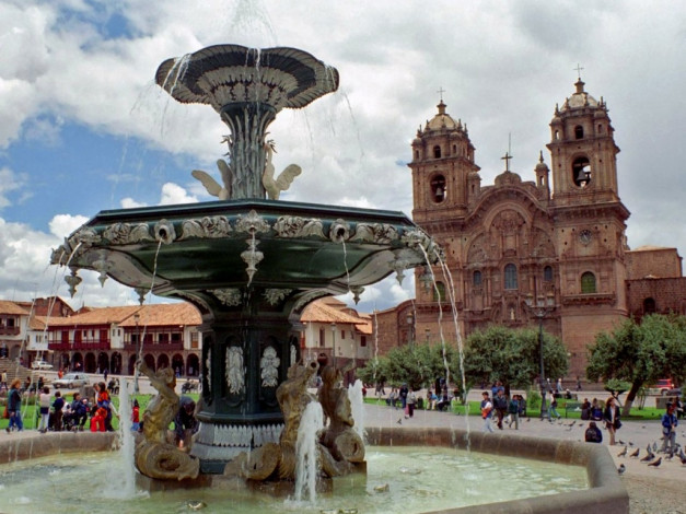 Обои картинки фото города, фонтаны