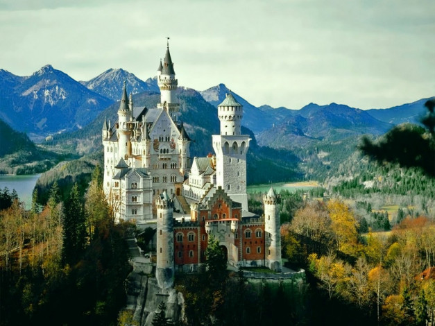 Обои картинки фото города, замок, нойшванштайн, германия