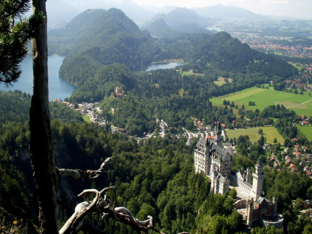 Обои картинки фото города, замок, нойшванштайн, германия