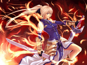 Картинка аниме weapon blood technology