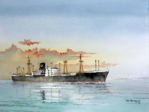 Картинка корабли рисованные