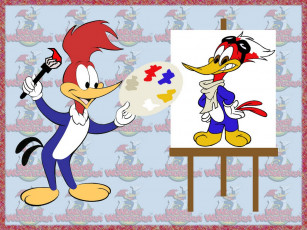 Картинка мультфильмы woody woodpecker