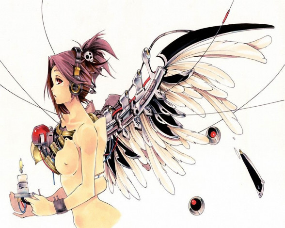 Обои картинки фото аниме, angels, demons