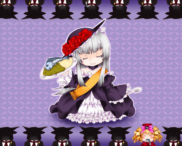 Обои картинки фото аниме, umineko, no, naku, koro, ni