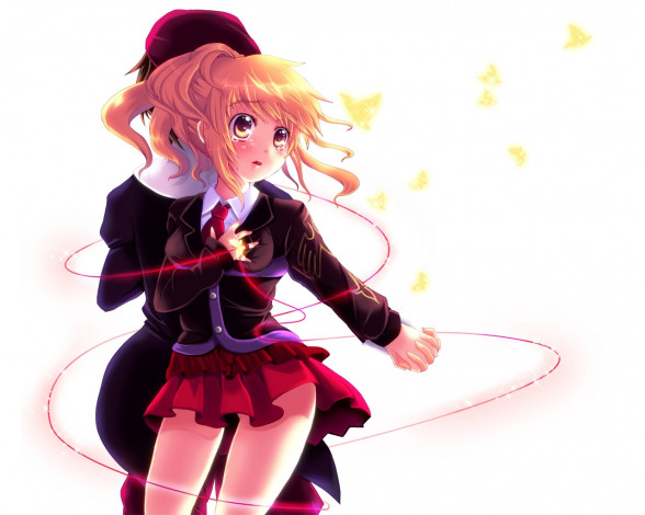 Обои картинки фото аниме, umineko, no, naku, koro, ni