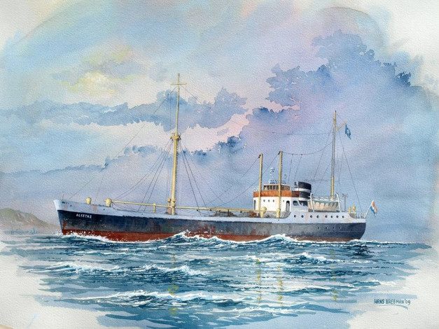 Обои картинки фото корабли, рисованные