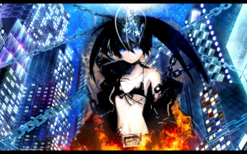 Картинка аниме black rock shooter