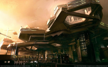Картинка deus ex human revolution concept art видео игры