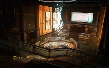 Картинка deus ex human revolution concept art видео игры