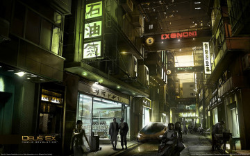 Картинка deus ex human revolution concept art видео игры