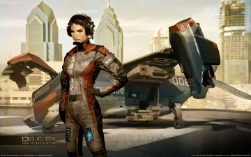 Картинка deus ex human revolution concept art видео игры