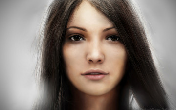 Картинка unknown girl рисованные