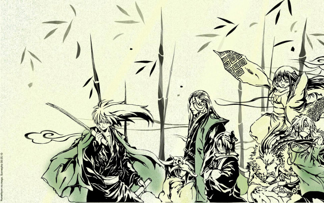 Обои картинки фото аниме, nurarihyon, no, mago