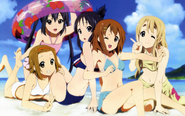 Обои картинки фото аниме, on