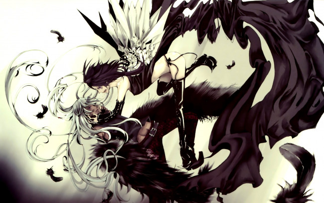 Обои картинки фото аниме, pixiv, girls, collection, artbook