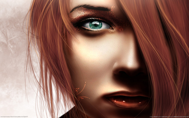 Обои картинки фото phoenix, by, jared, castro, рисованные