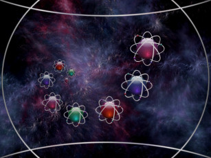 Картинка 3д графика fractal фракталы фон узор