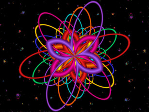 Картинка 3д графика fractal фракталы фрактал узор