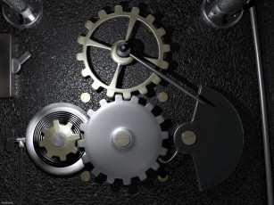 Картинка 3д графика modeling моделирование колёса шестерни