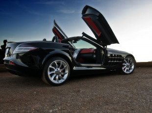 Картинка mercedes benz slr mclaren автомобили