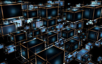 Картинка 3д графика другое квадраты структура прямоугольники