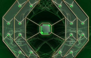 Картинка 3д графика fractal фракталы фон узор