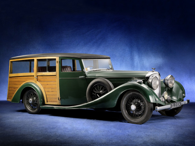 Обои картинки фото bentley, litre, vincent, shooting, brake, автомобили, классика