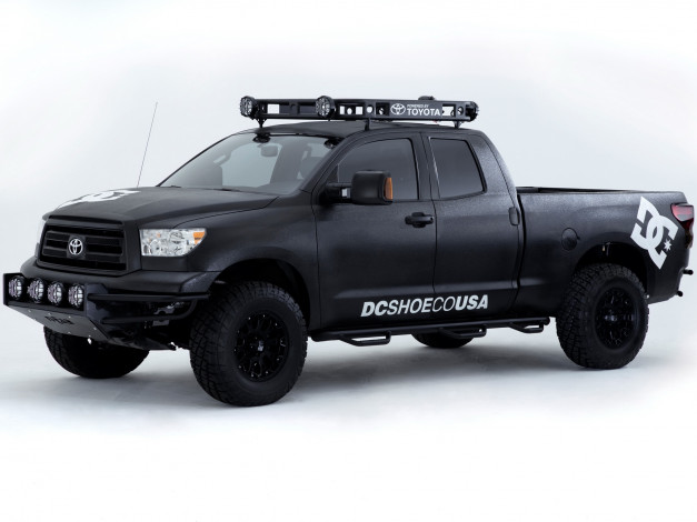 Обои картинки фото toyota, ultimate, motocross, tundra, truck, автомобили, custom, pick, up