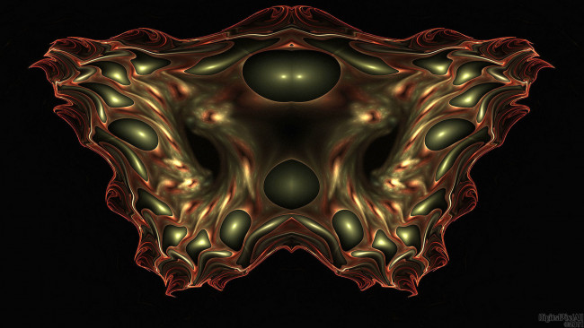 Обои картинки фото 3д, графика, fractal, фракталы, тёмный, узор