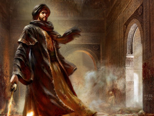 Картинка рисованные alon chou воин дворец альгамбра