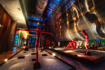 Картинка интерьер дворцы музеи китай бейджин статуи