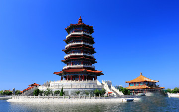 Картинка города буддистские другие храмы шаньдун храм