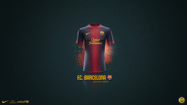 Обои картинки фото разное, одежда, обувь, текстиль, экипировка, фон, барселона, футболка, фк