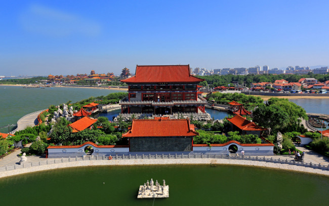 Обои картинки фото города, буддистские, другие, храмы, шаньдун, храм