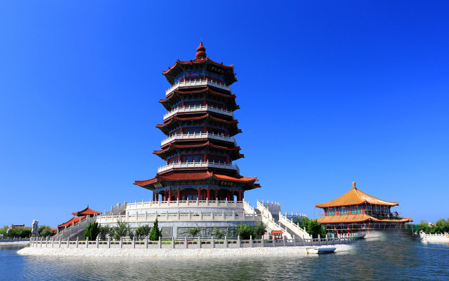 Обои картинки фото города, буддистские, другие, храмы, шаньдун, храм