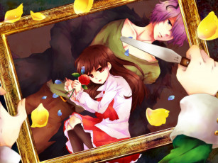 Картинка аниме ib garry eve mary